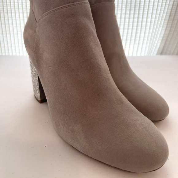 Michael Kors Shoes - Pair MICHAEL Michael Kors Suede Rhinestone Dress Boots